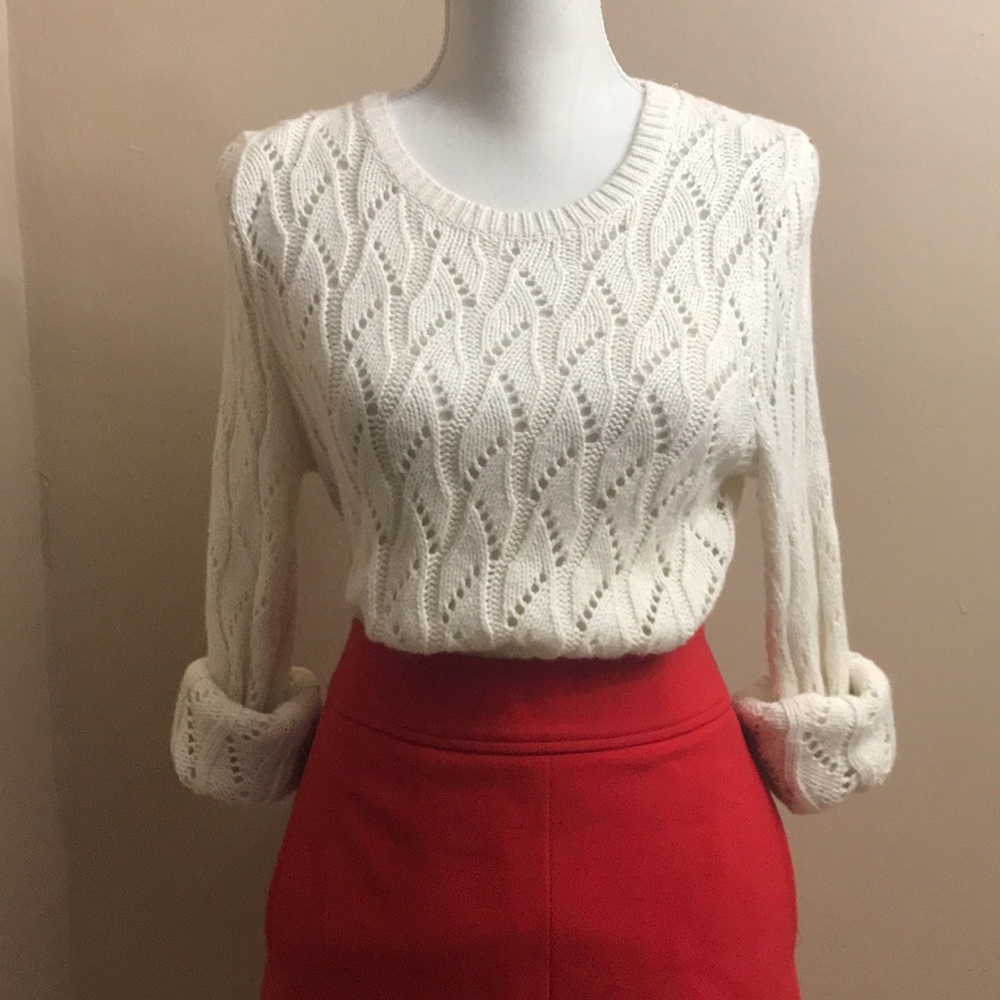 LOFT Off White Sweater